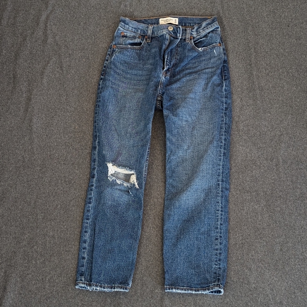 Abercrombie Ankle Straight Ultra High Rise Size 2S
